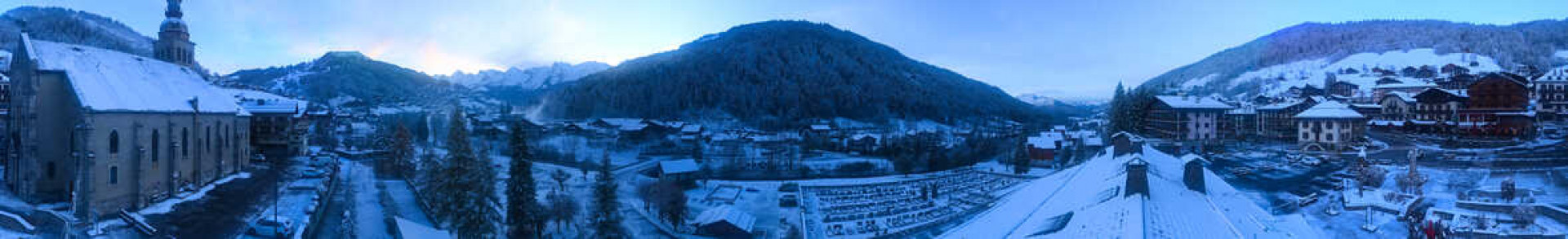 Webcam Le Grand-Bornand - Village - 1000 m