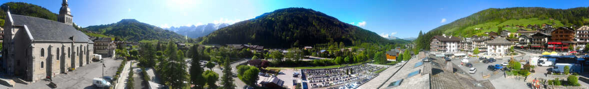 Webcam Le Grand-Bornand - Village - 1000 m